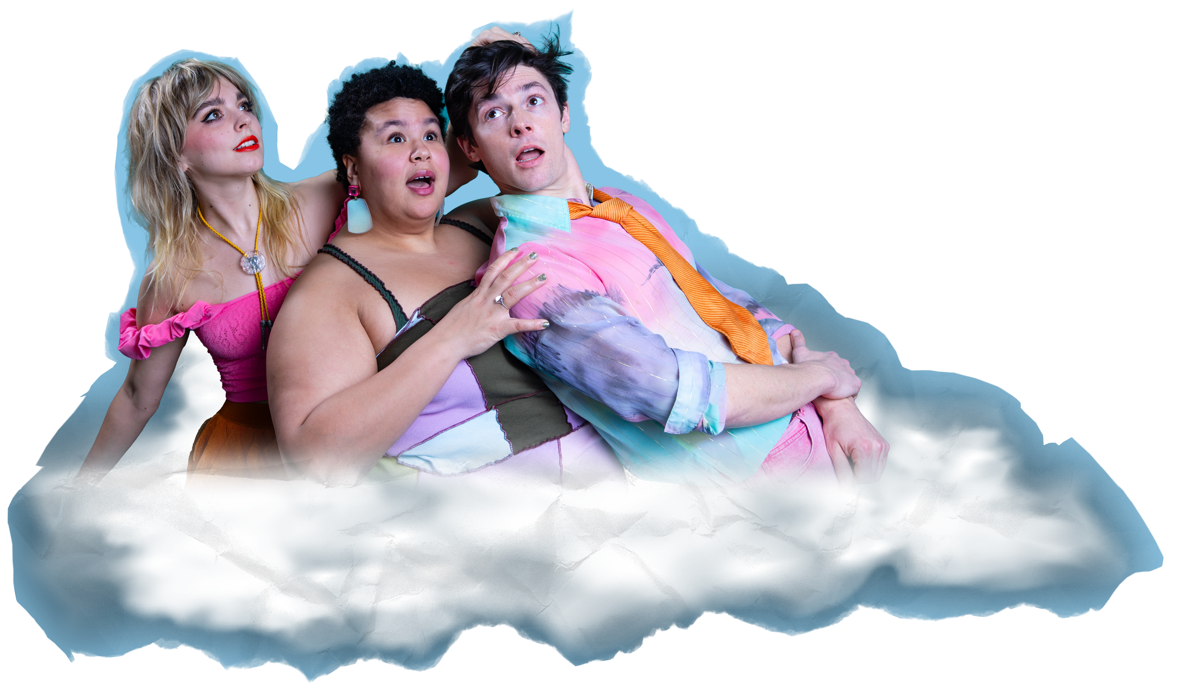 Sydney Adrian and Regina on a cloud